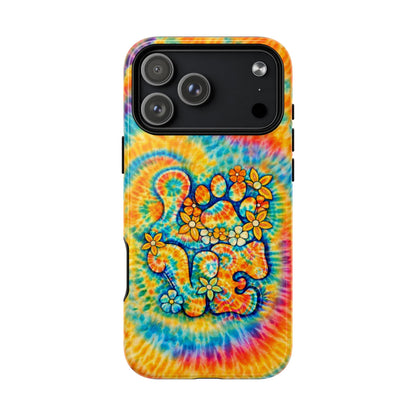 LOVE PAW PRINT SWIRL MAGNETIC PHONE CASE  - TLHN2304264