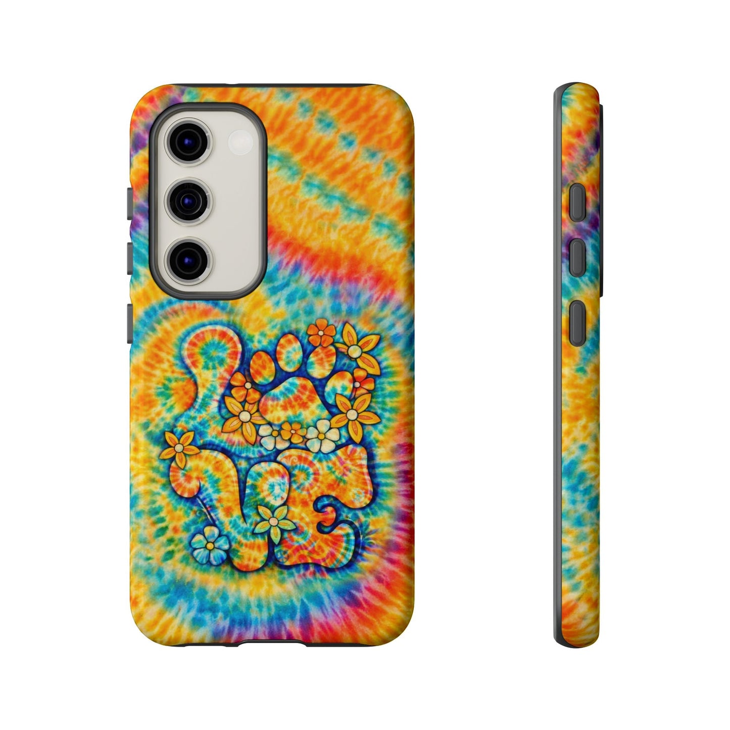 LOVE PAW PRINT SWIRL PHONE CASE  - TLHN2304264