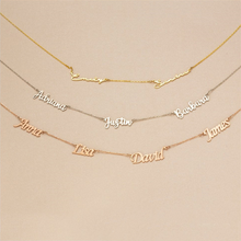 Load image into Gallery viewer, Personalized Gold Plated Stainless Steel Name Necklace
