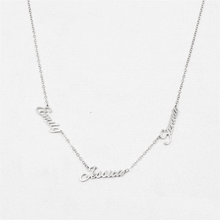 Load image into Gallery viewer, Personalized Gold Plated Stainless Steel Name Necklace
