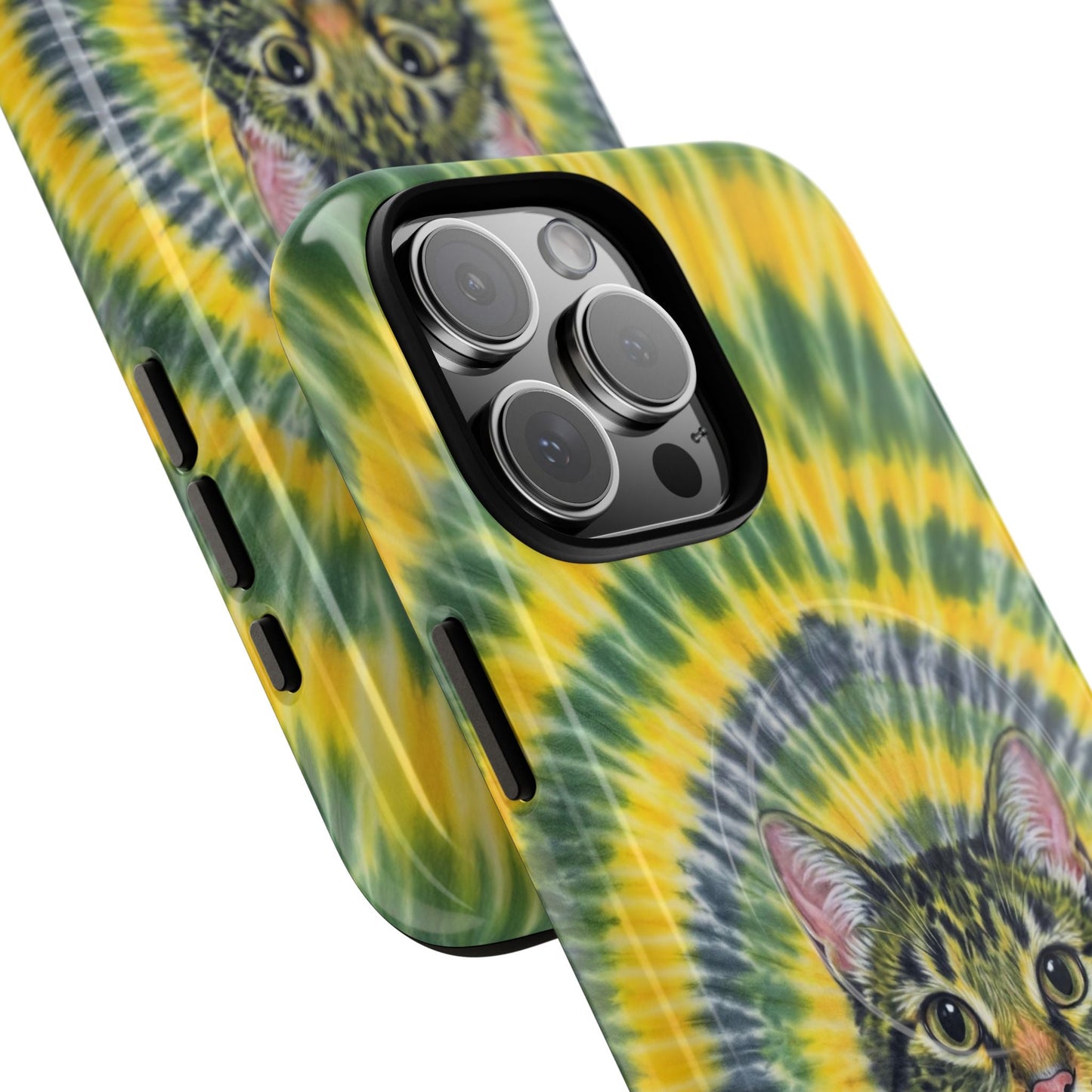 FUNNY CAT SWIRL MAGNETIC PHONE CASE - TLNT1604263