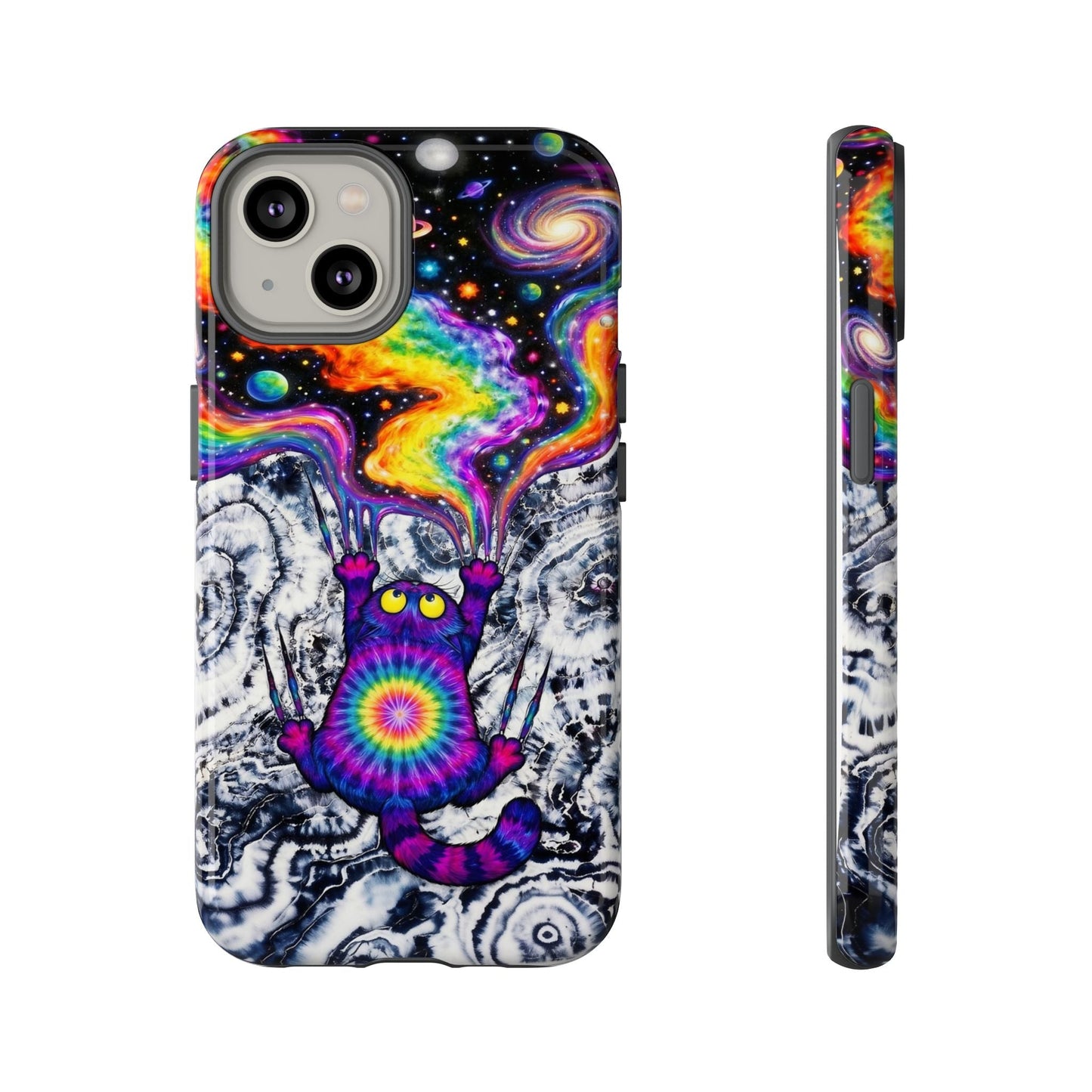 SCRATCHING CAT GALAXY PHONE CASE - KMTM1004261