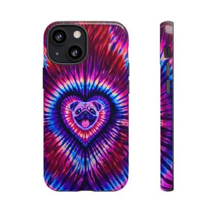PUG DOG HEART SWIRL PHONE CASE  - TLTW1104264
