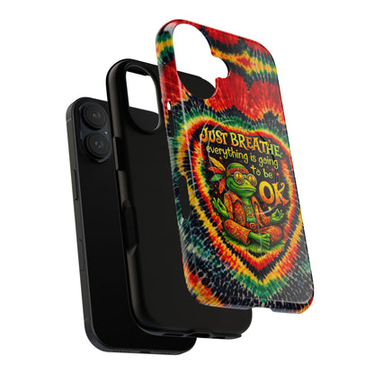 JUST BREATHE FROG SWIRL MAGNETIC PHONE CASE - KMTM2304262