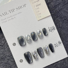 Load image into Gallery viewer, Galaxy Goddess Hand-painted Press On Nails
