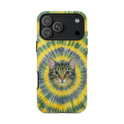 FUNNY CAT SWIRL  PHONE CASE - TLNT1604263