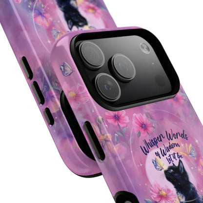 WHISPER WORDS OF WISDOM LET IT BE CAT MAGNETIC PHONE CASE - TLHG2605264