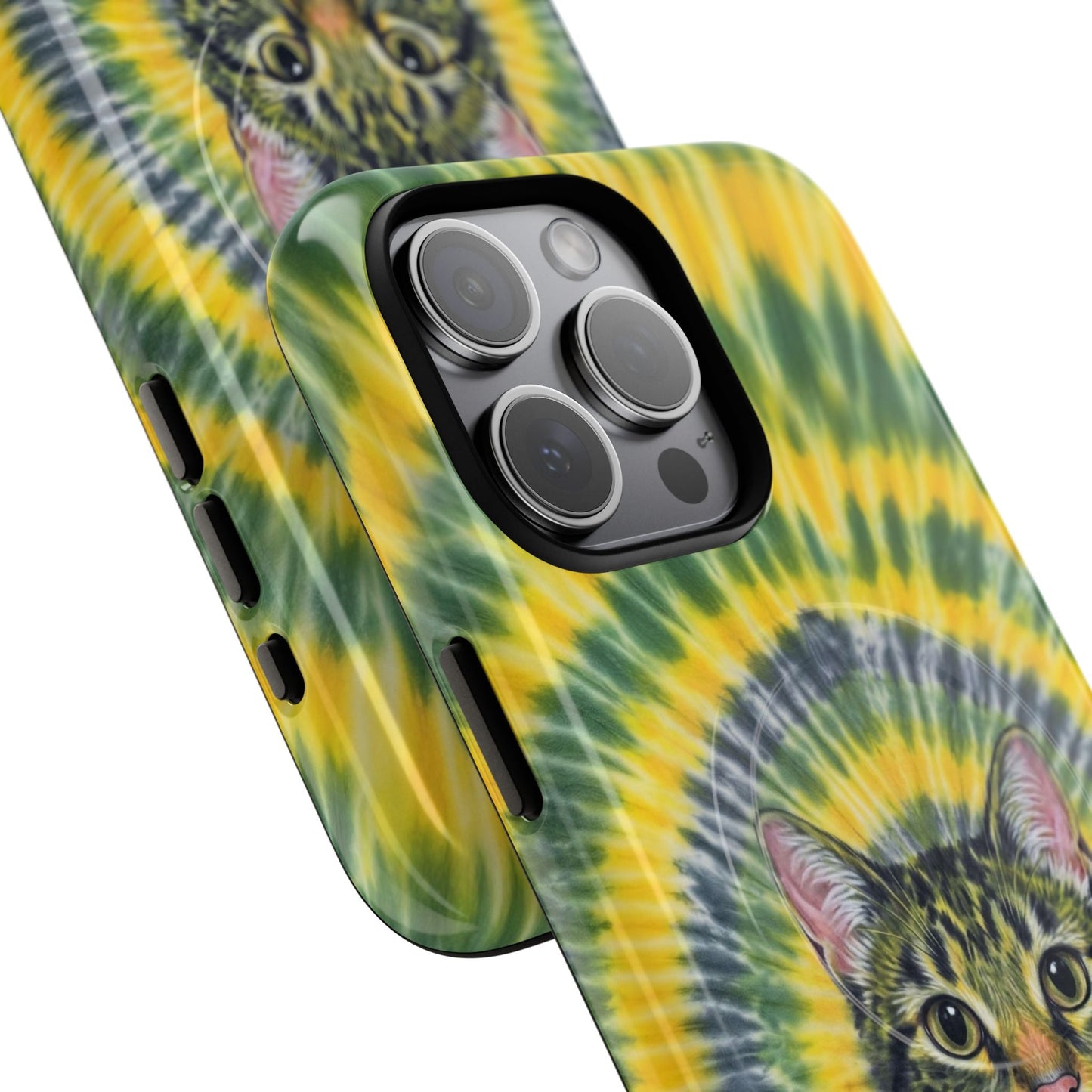 FUNNY CAT SWIRL MAGNETIC PHONE CASE - TLNT1604263