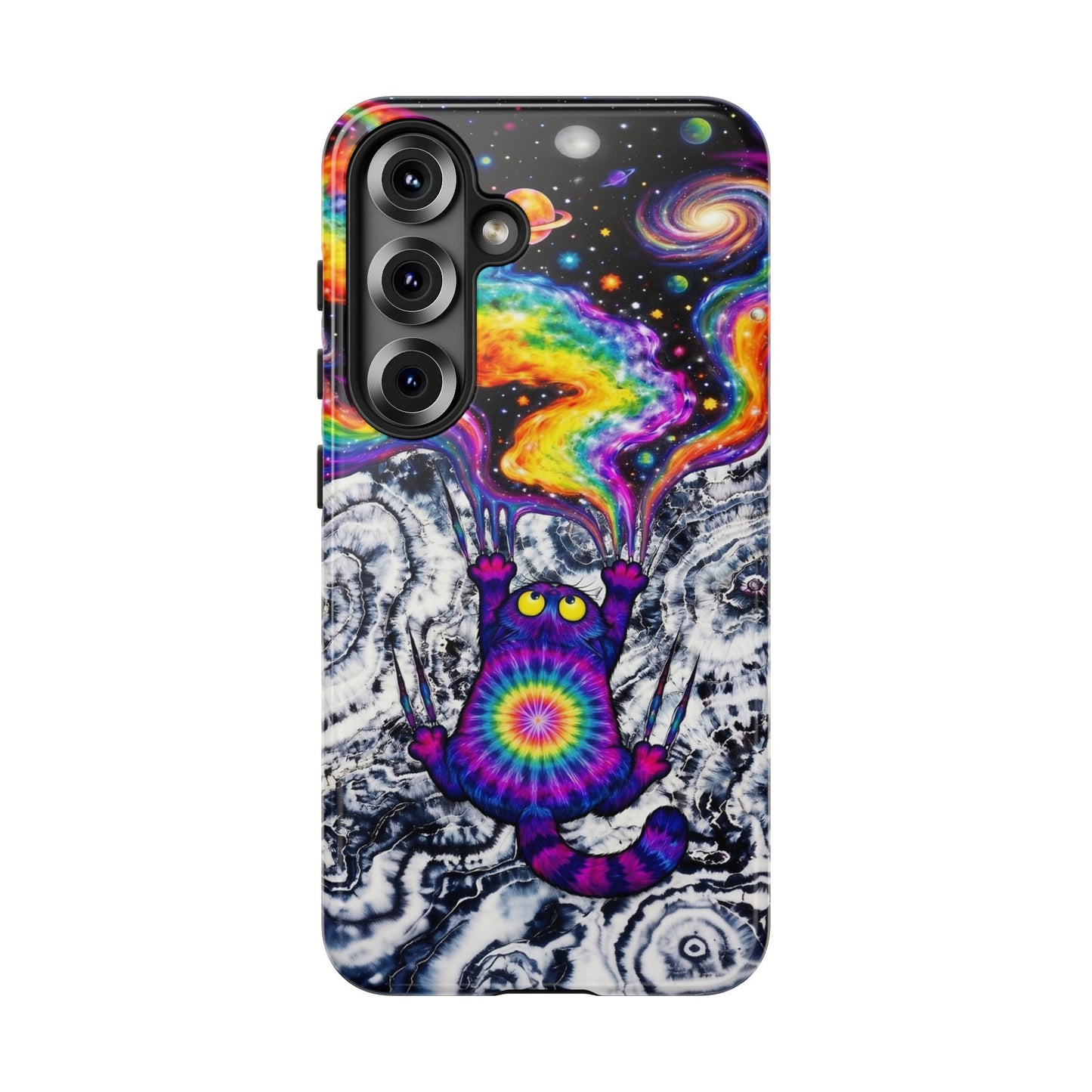 SCRATCHING CAT GALAXY PHONE CASE - KMTM1004261