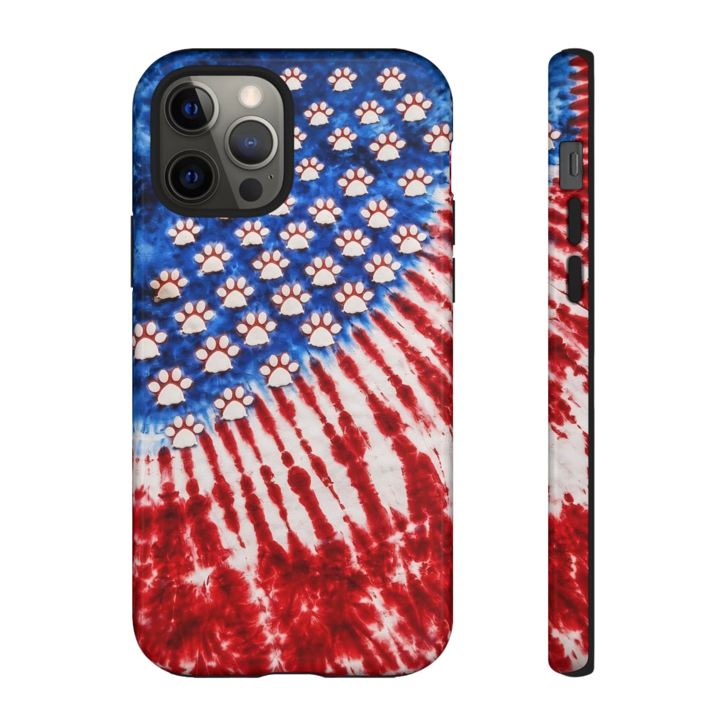 PAW PRINT RED WHITE & BLUE PHONE CASE - TLHG1704262
