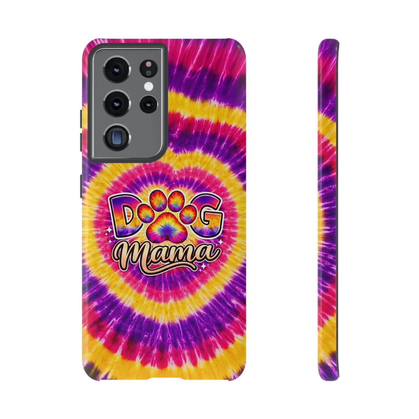 DOG MAMA PAW PRINT SWIRL PHONE CASE   - TLNT1504261