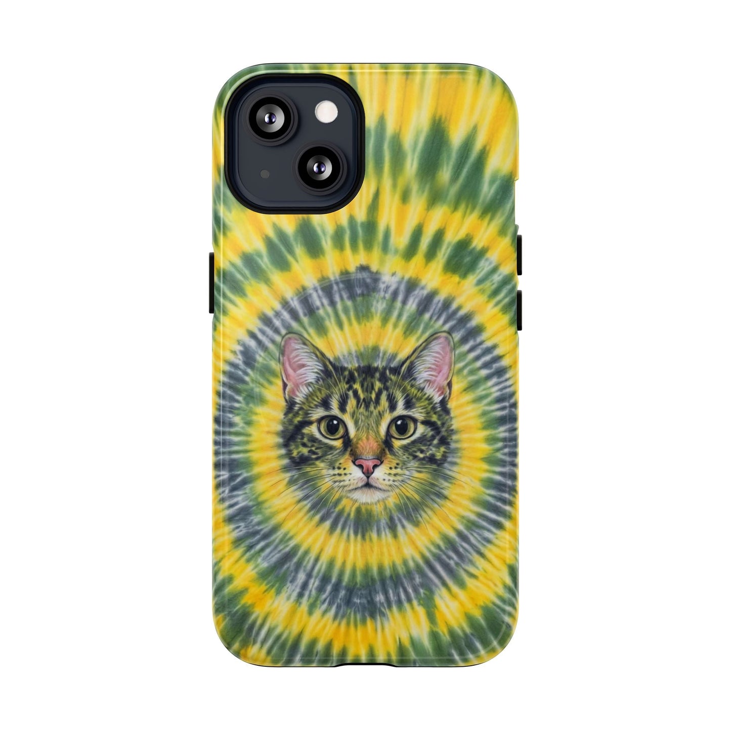 FUNNY CAT SWIRL MAGNETIC PHONE CASE - TLNT1604263