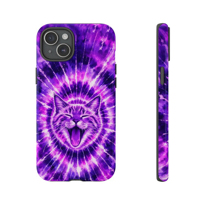 CAT PURPLE SWIRL PHONE CASE  - TLHN1504263