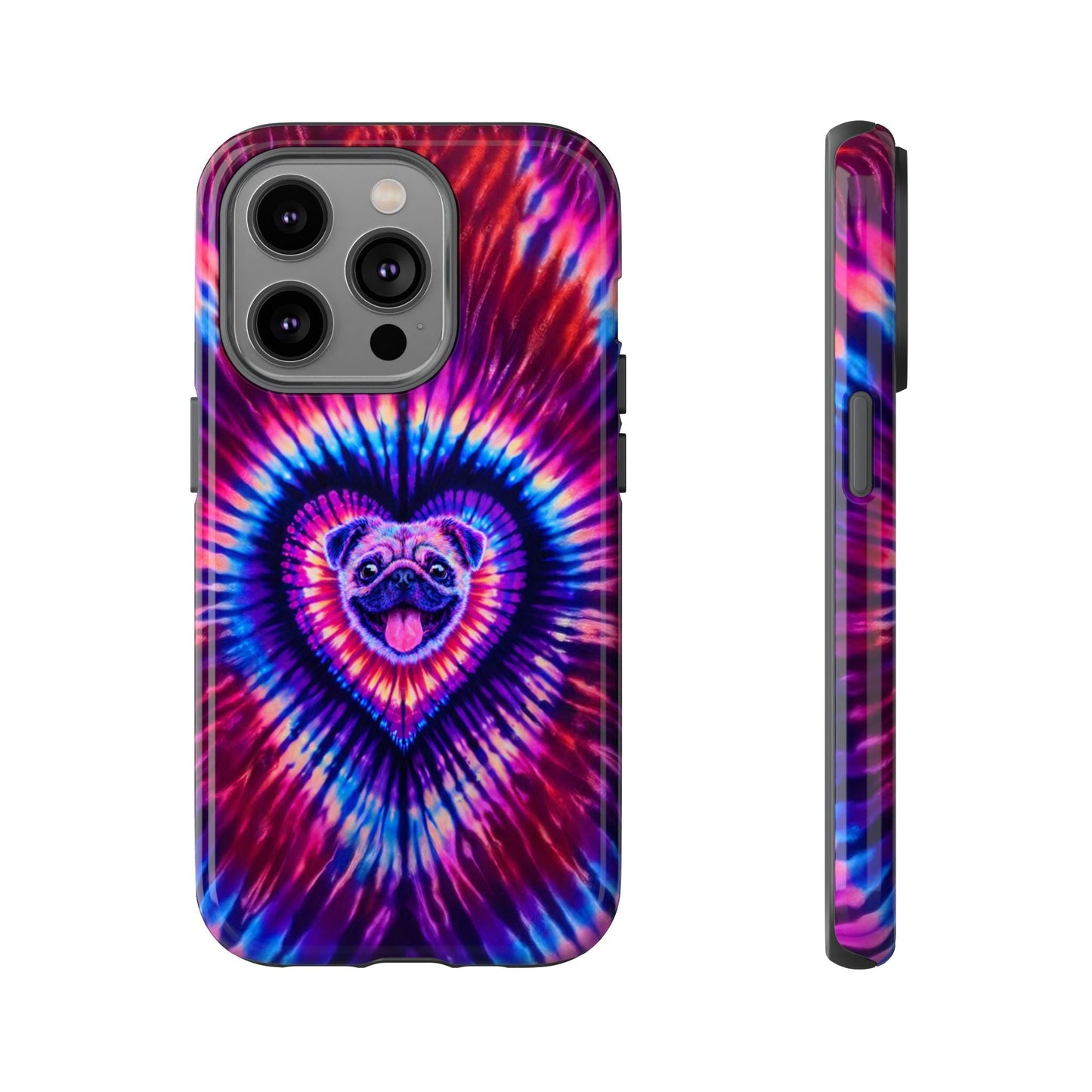 PUG DOG HEART SWIRL PHONE CASE  - TLTW1104264