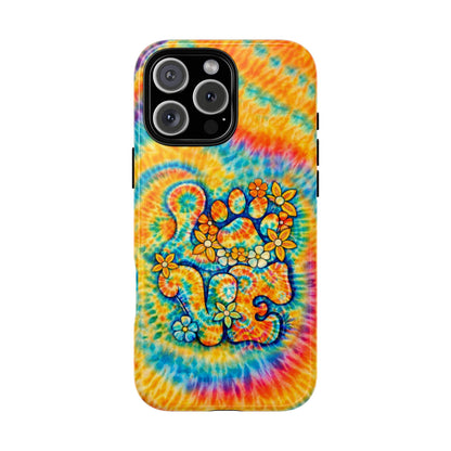LOVE PAW PRINT SWIRL MAGNETIC PHONE CASE  - TLHN2304264