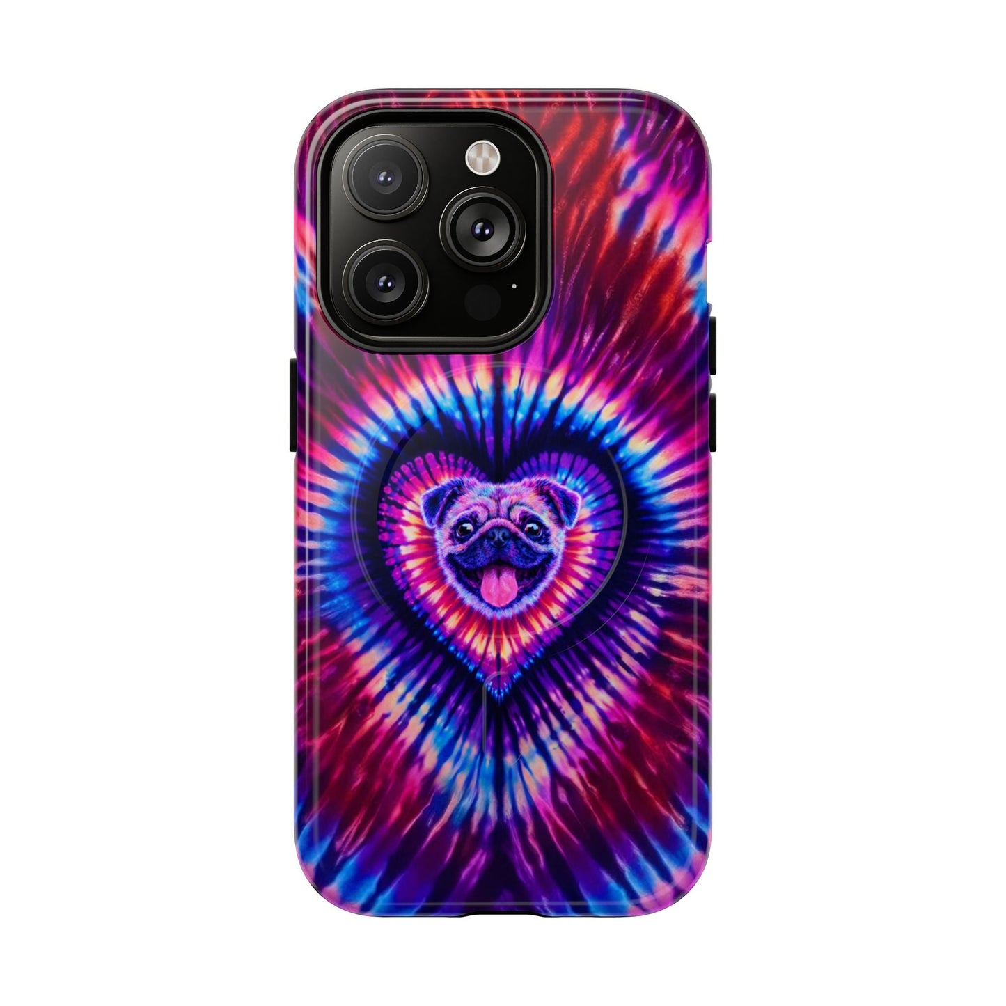 PUG DOG HEART MAGNETIC PHONE CASE - TLTW1104264