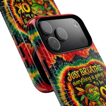 JUST BREATHE FROG SWIRL MAGNETIC PHONE CASE - KMTM2304262