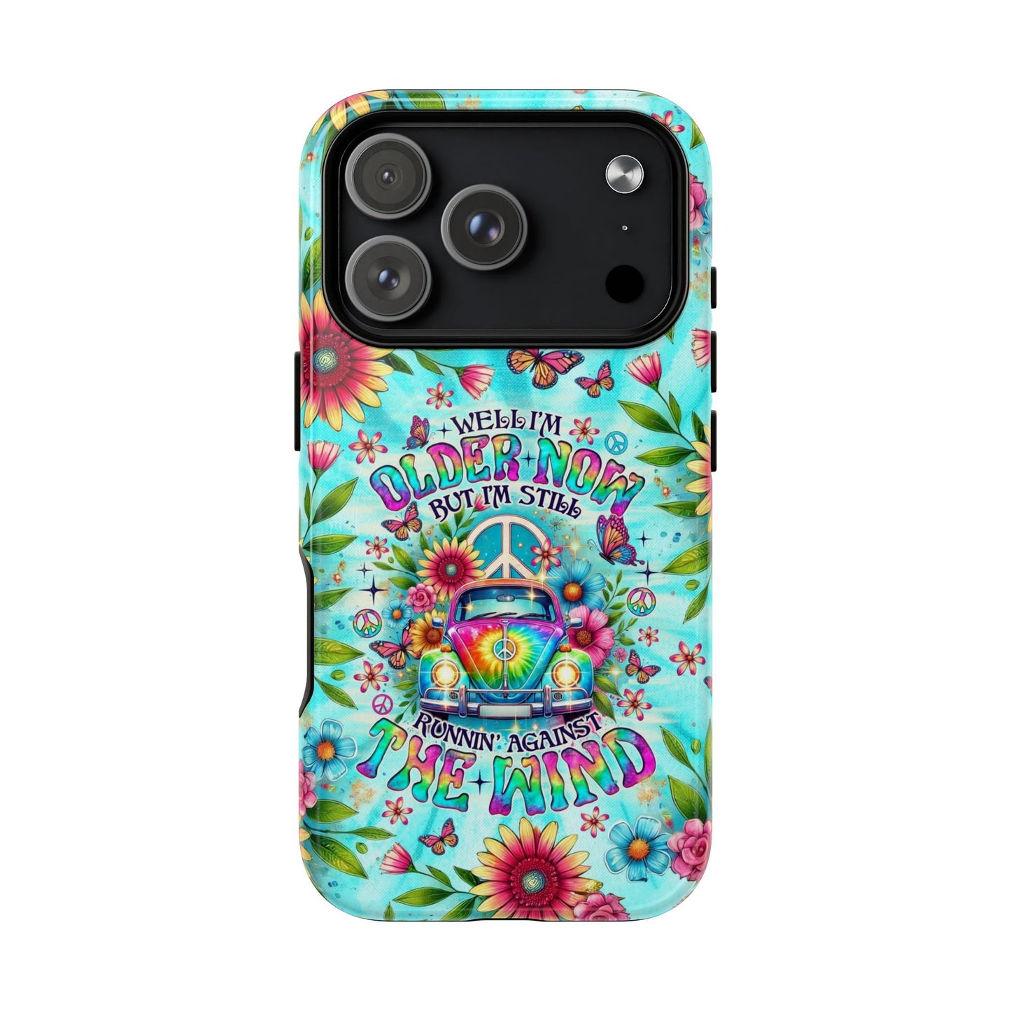 RUNNING AGAINST THE WIND CAR TIE DYE MAGNETIC PHONE CASE - TLNO1804254
