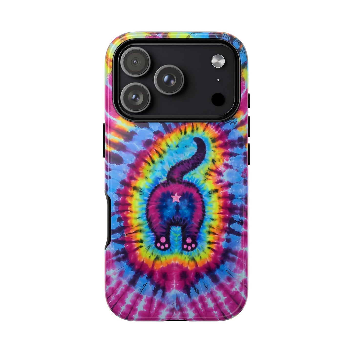 CAT COLORFUL SWIRL PATTERN PHONE CASE - TLTW1404263