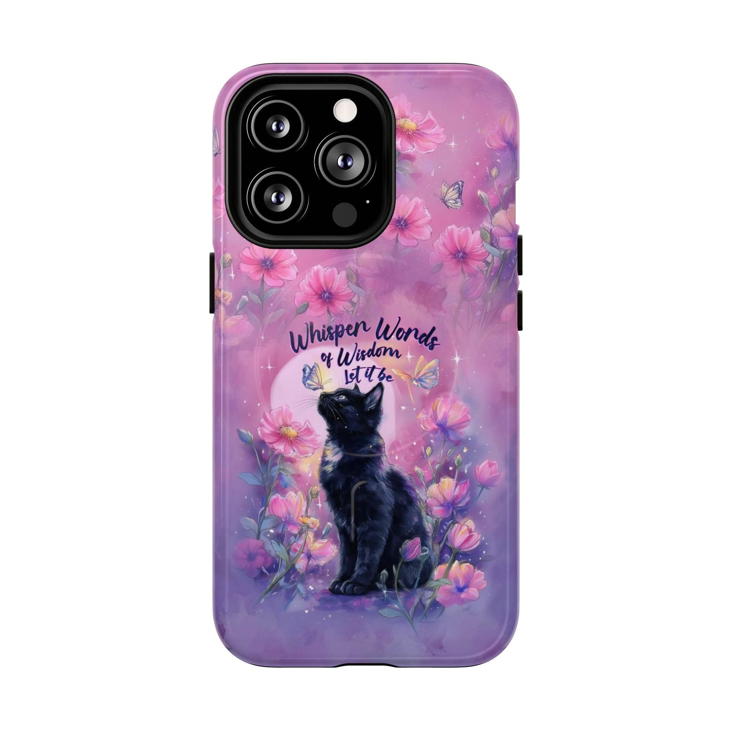 WHISPER WORDS OF WISDOM LET IT BE CAT MAGNETIC PHONE CASE - TLHG2605264
