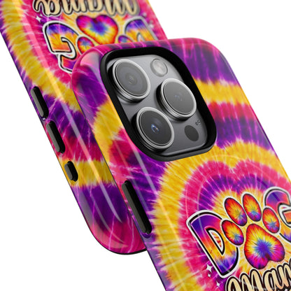 DOG MAMA PAW PRINT SWIRL MAGNETIC PHONE CASE  - TLNT1504261