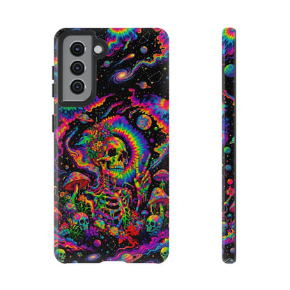 HIPPIE SKULL PSYCHEDELIC PHONE CASE  - TLNO2904262