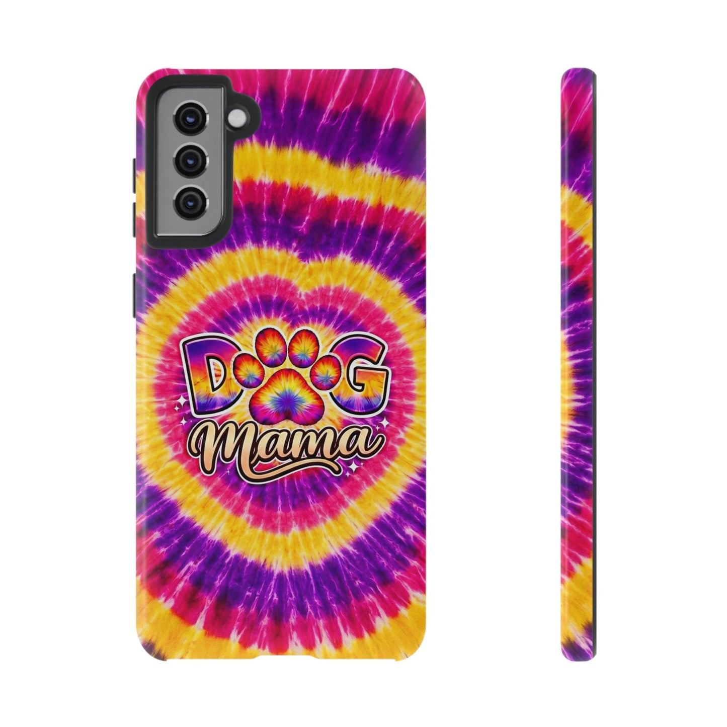DOG MAMA PAW PRINT SWIRL PHONE CASE   - TLNT1504261