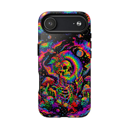 HIPPIE SKULL PSYCHEDELIC MAGNETIC PHONE CASE  - TLNO2904262