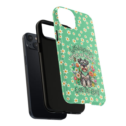 WHISPER WORDS OF WISDOM LET IT BE SCHNAUZER MAGNETIC PHONE CASE - TY0405261