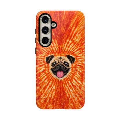 PUG DOG ORANGE  PHONE CASE - TLNT1604261