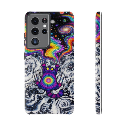 SCRATCHING CAT GALAXY PHONE CASE - KMTM1004261