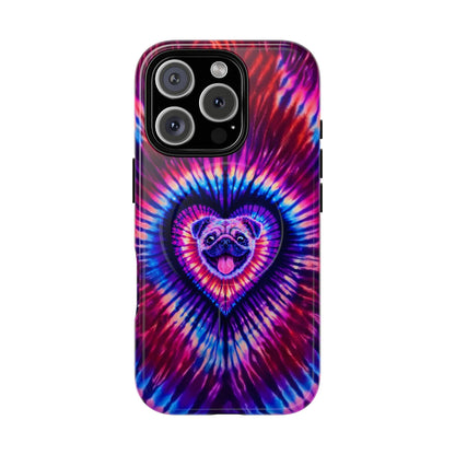 PUG DOG HEART MAGNETIC PHONE CASE - TLTW1104264