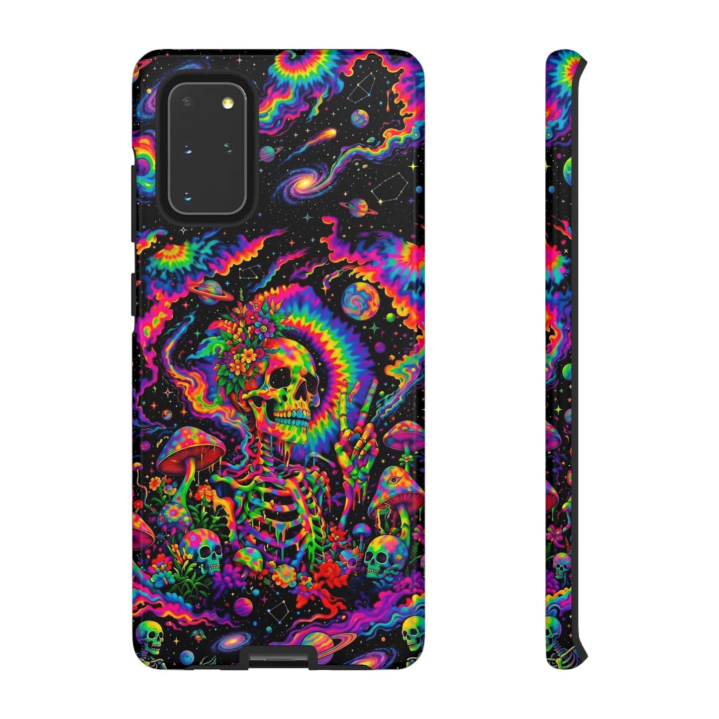 HIPPIE SKULL PSYCHEDELIC PHONE CASE  - TLNO2904262