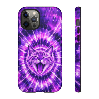 CAT PURPLE SWIRL PHONE CASE  - TLHN1504263