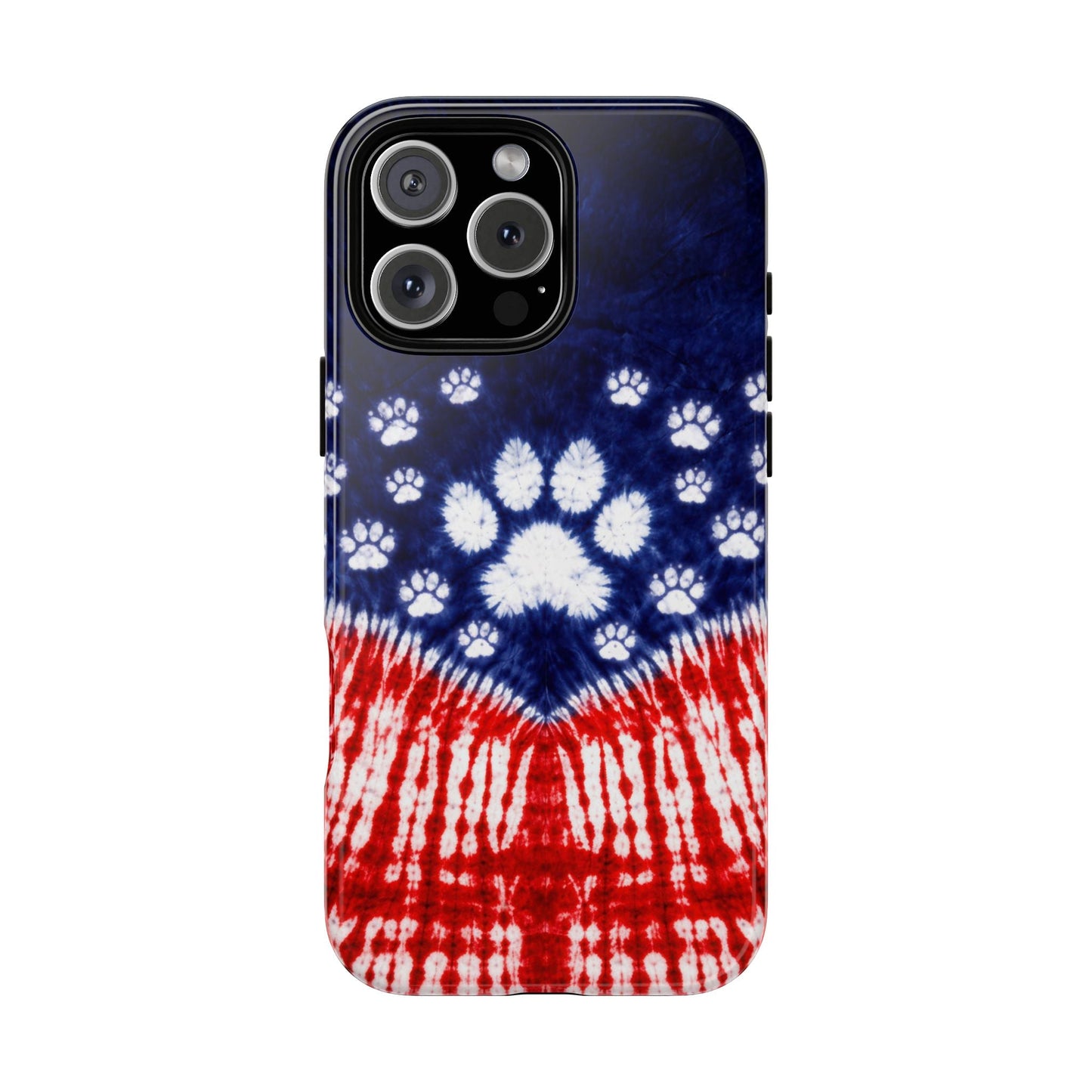 PAW PRINT RED WHITE & BLUE PHONE CASE - TLTW1604262
