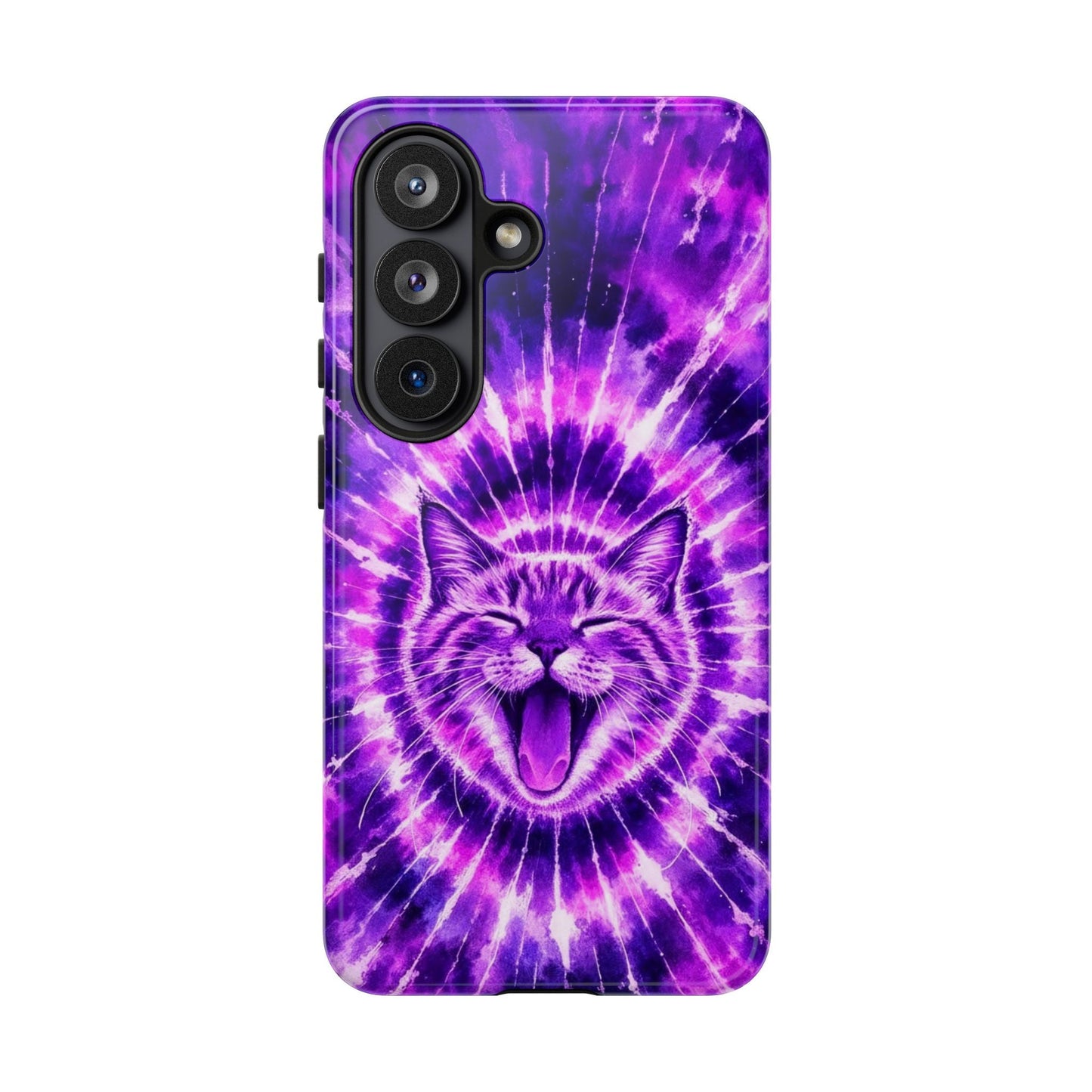 CAT PURPLE SWIRL PHONE CASE  - TLHN1504263
