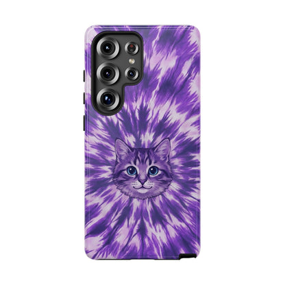 PURPLE AURA CAT PHONE CASE - TYPQ1304269