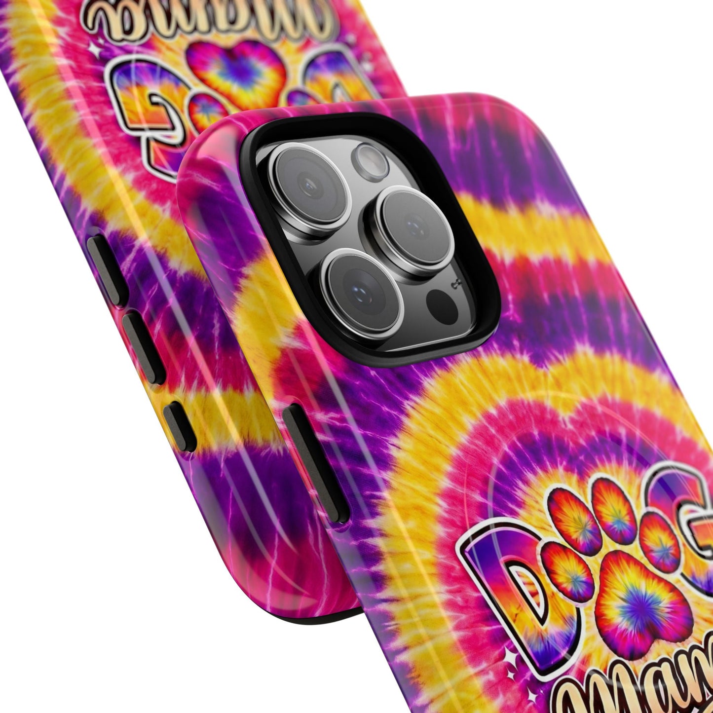 DOG MAMA PAW PRINT SWIRL MAGNETIC PHONE CASE  - TLNT1504261