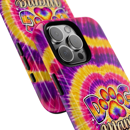 DOG MAMA PAW PRINT SWIRL MAGNETIC PHONE CASE  - TLNT1504261