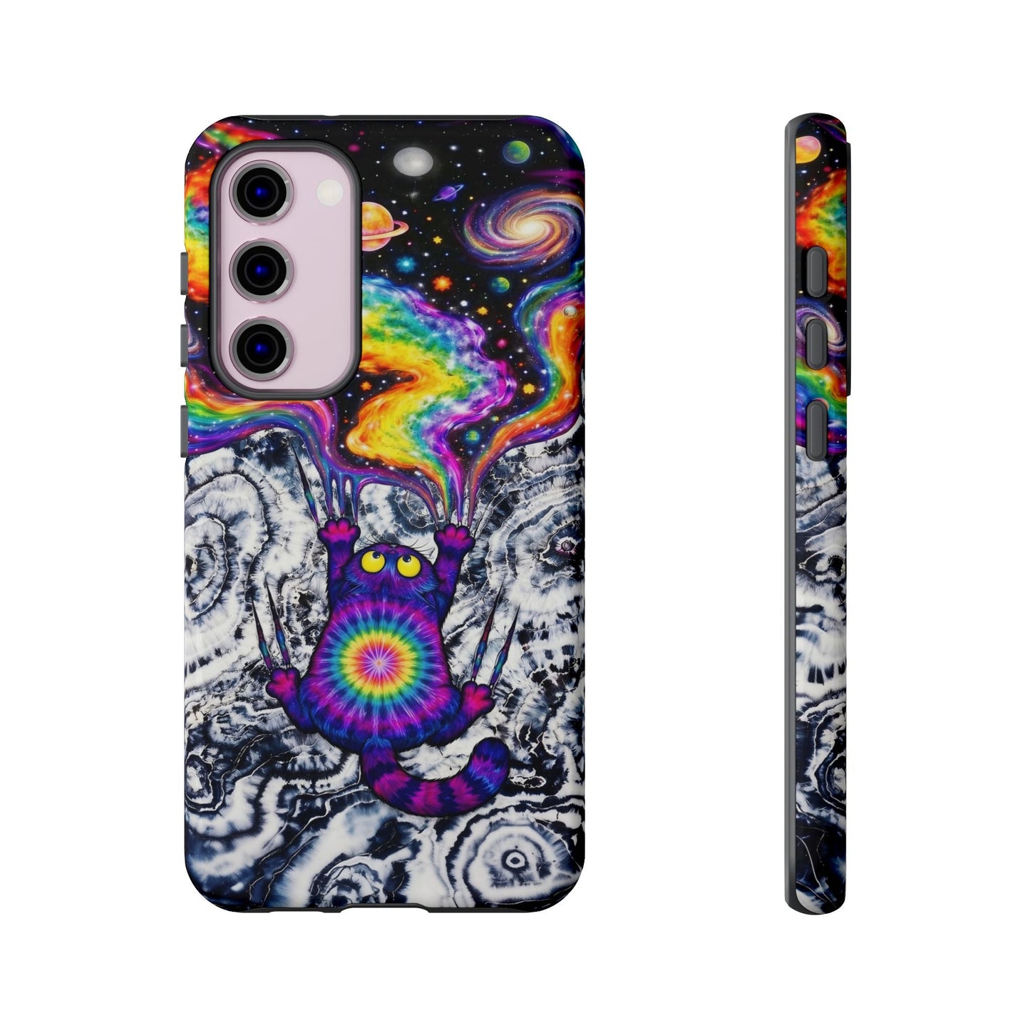 SCRATCHING CAT GALAXY PHONE CASE - KMTM1004261