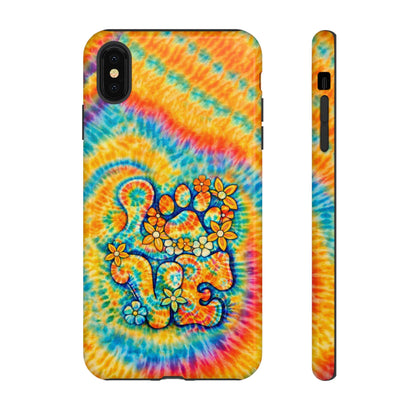 LOVE PAW PRINT SWIRL PHONE CASE  - TLHN2304264
