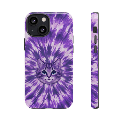 PURPLE AURA CAT PHONE CASE - TYPQ1304269