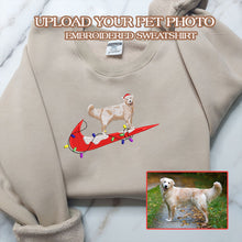 Load image into Gallery viewer, Personalized Embroidered Christmas Swoosh Pet Dog Cat Hoodie Sweatshirt T-Shirt
