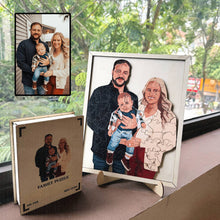 Load image into Gallery viewer, Personalized Family Photo Wooden Puzzle
