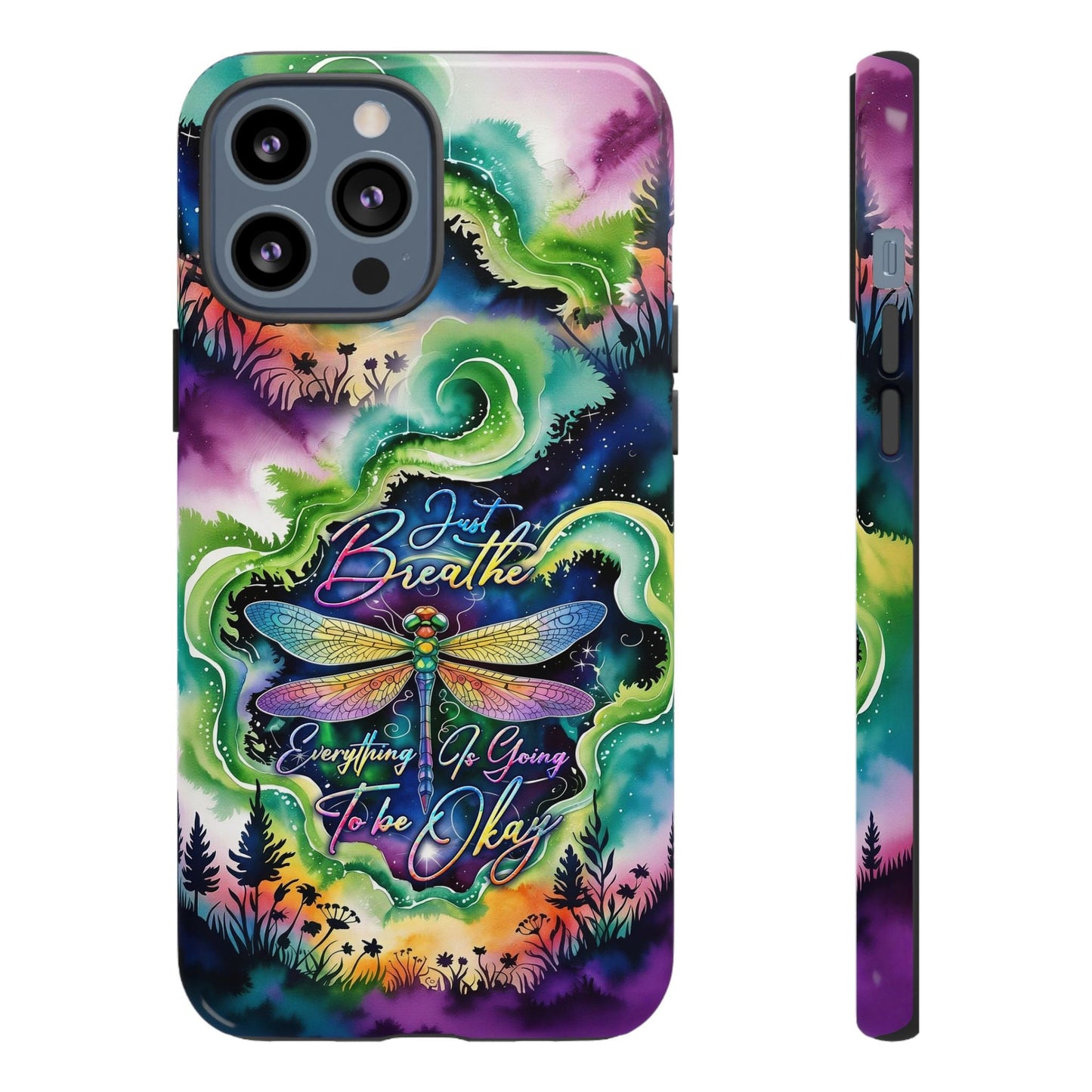 JUST BREATH DRAGONFLY  PHONE CASE  - TLHG2304264