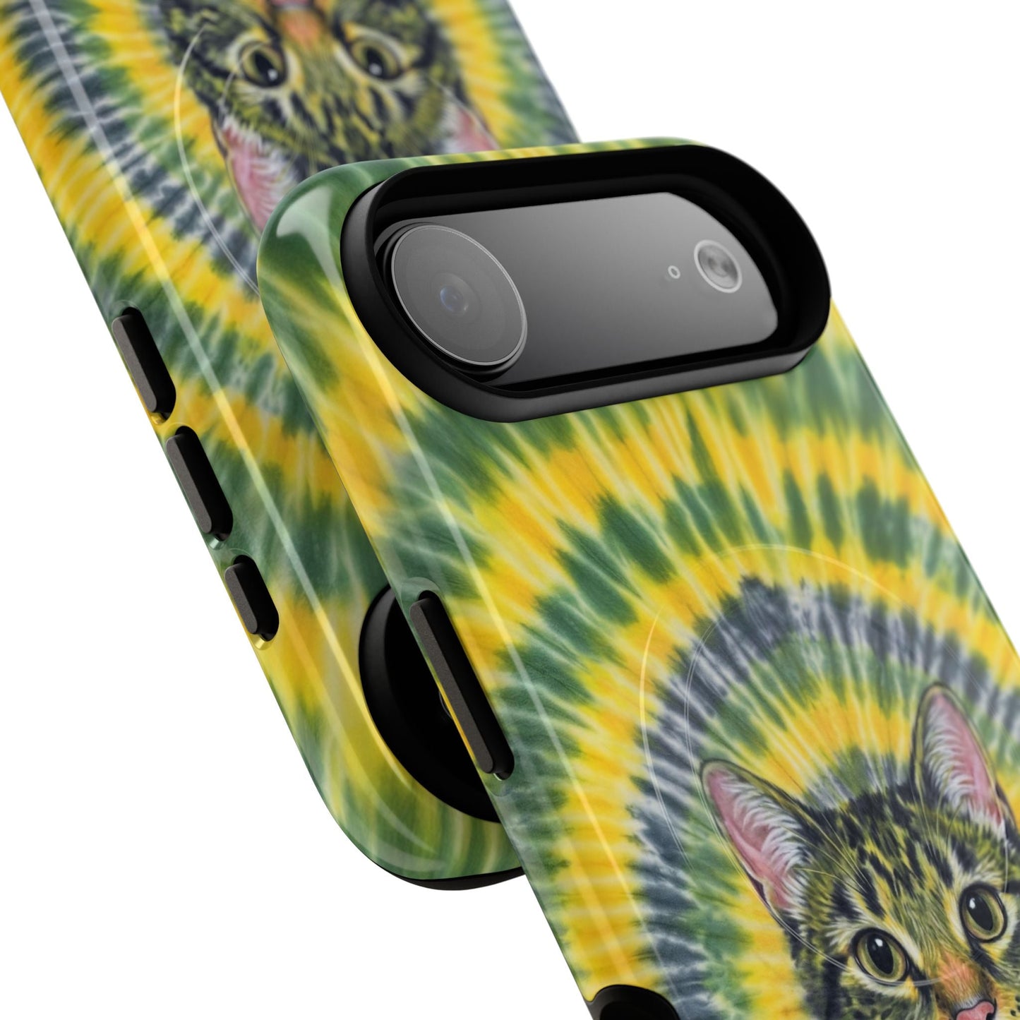FUNNY CAT SWIRL MAGNETIC PHONE CASE - TLNT1604263