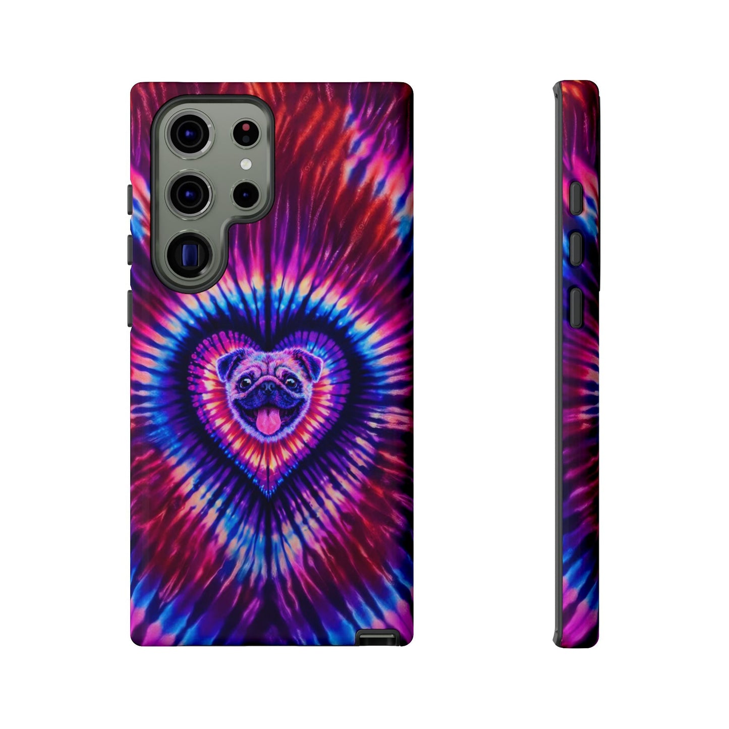 PUG DOG HEART SWIRL PHONE CASE  - TLTW1104264