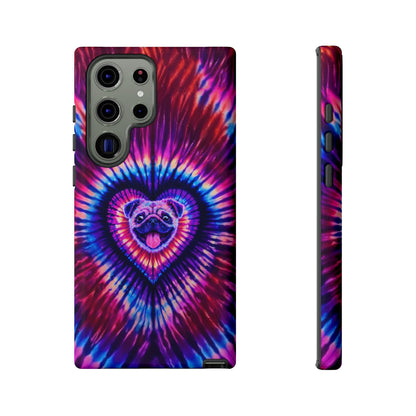 PUG DOG HEART SWIRL PHONE CASE  - TLTW1104264