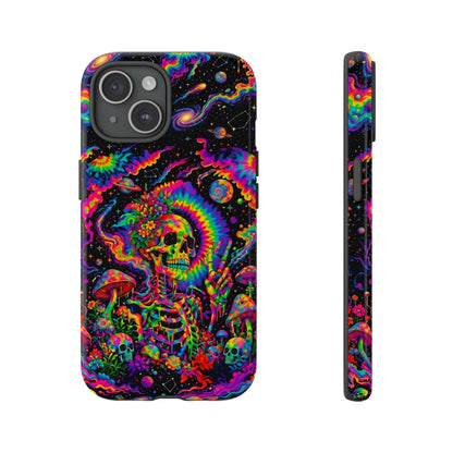 HIPPIE SKULL PSYCHEDELIC PHONE CASE  - TLNO2904262