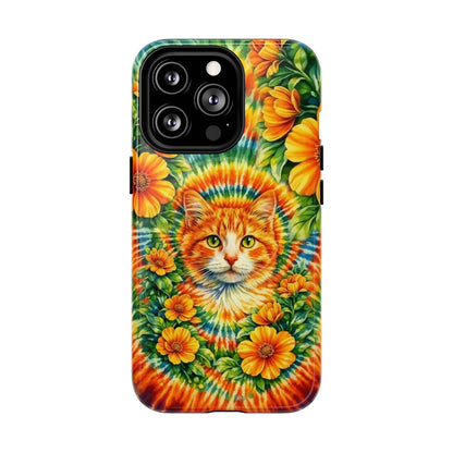 FLORAL CAT SWIRL  MAGNETIC PHONE CASE - TLHG2204264